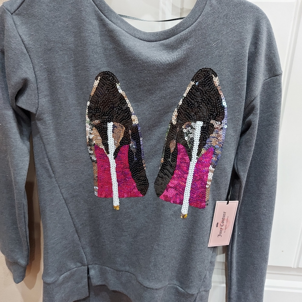 Juicy Couture cute gray sweater